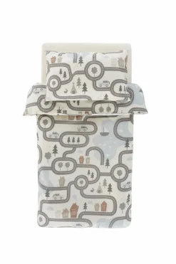 ALVIN MINI Påslakanset Och Underlakan Spjälsäng - Ekologisk