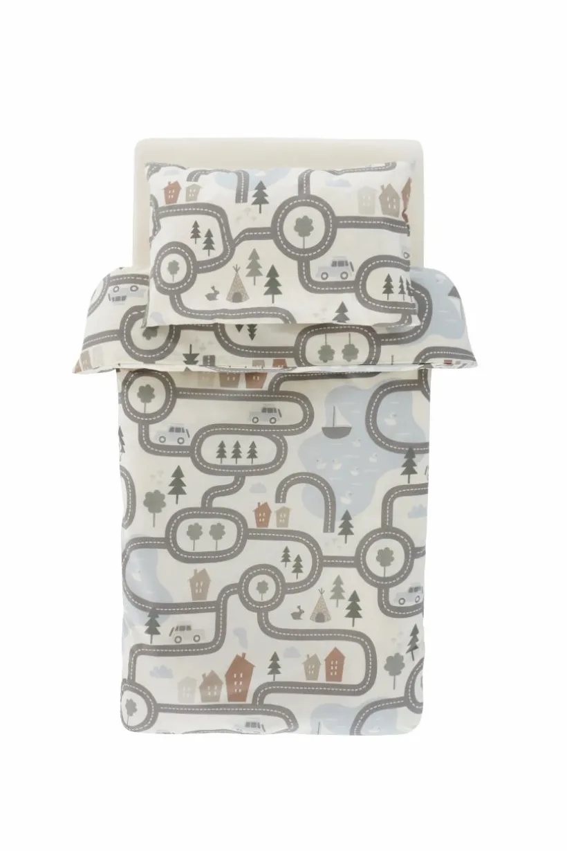 ALVIN MINI Påslakanset Och Underlakan Spjälsäng - Ekologisk