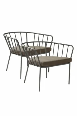 ANTIBES Loungestol 2-pack