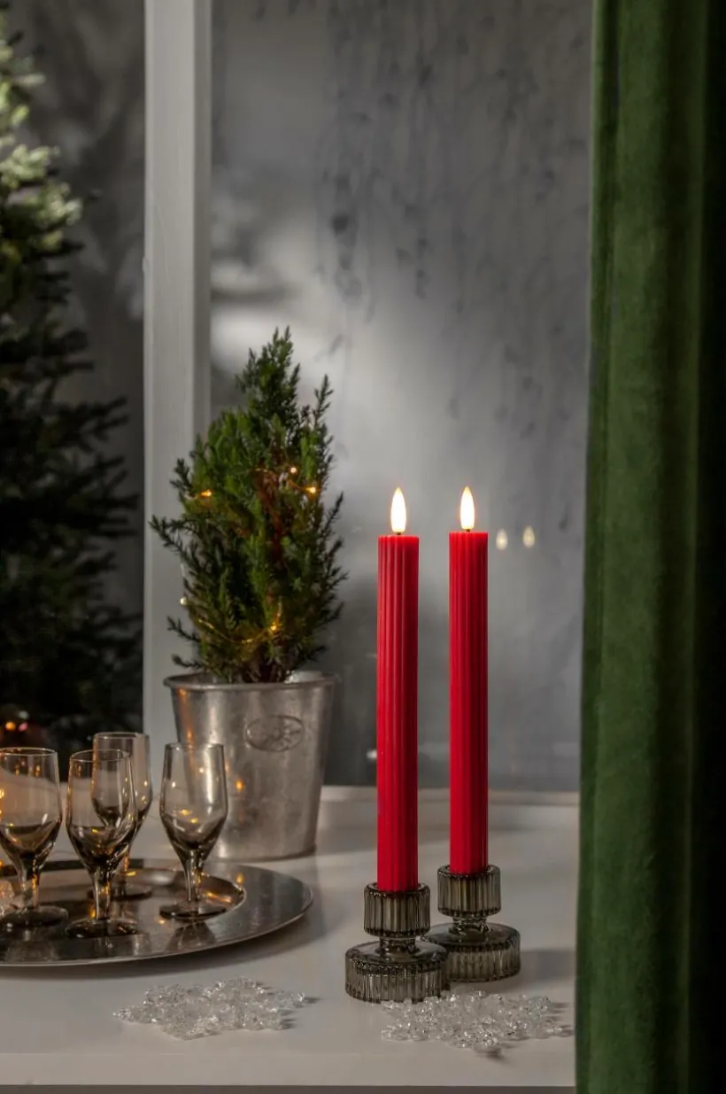 Antikljus LED Flamme Stripe 2-pack