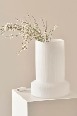 ATTICUS SANDBLAST Glasvas - Höjd 28,5 Cm