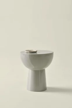 BALIS GLOSSY Runt Sidobord