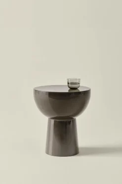 BALIS GLOSSY Runt Sidobord