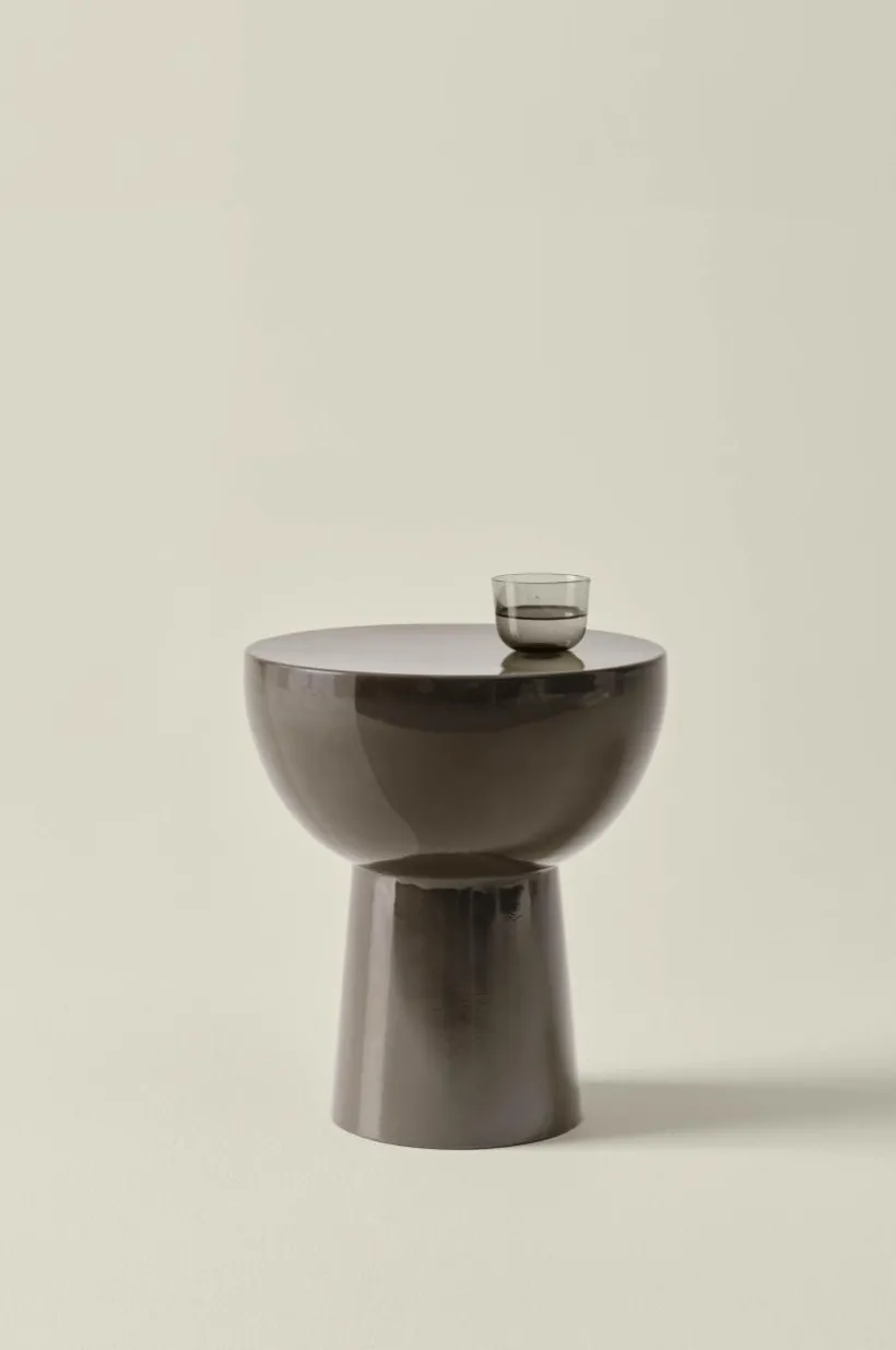 BALIS GLOSSY Runt Sidobord