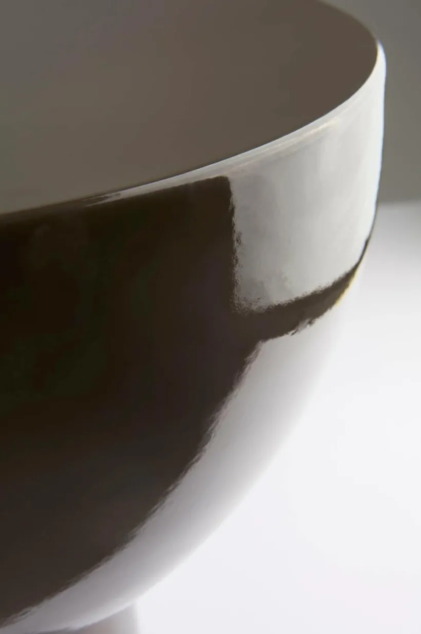 BALIS GLOSSY Runt Sidobord