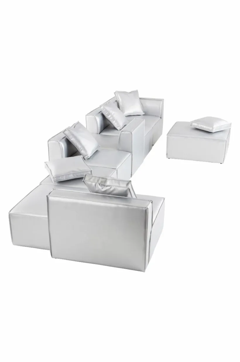 BALTIMORE Soffmodul - Stor Med Rygg Vänster + 2 Kuddar