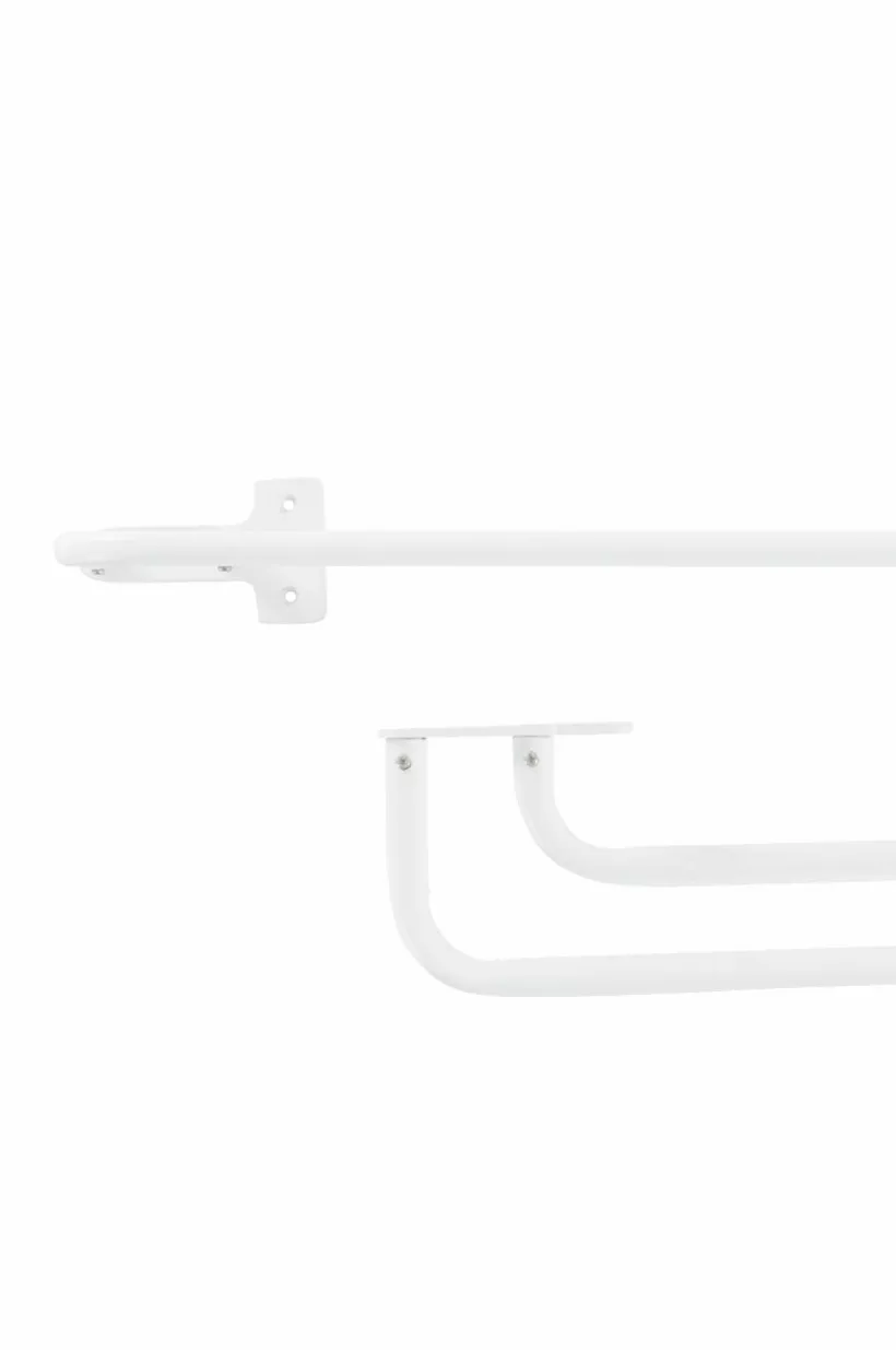 BAY Gardinstång Dubbel 110-186 Cm