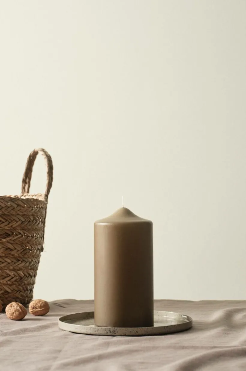 BECKY MATT Blockljus - Höjd 20 Cm