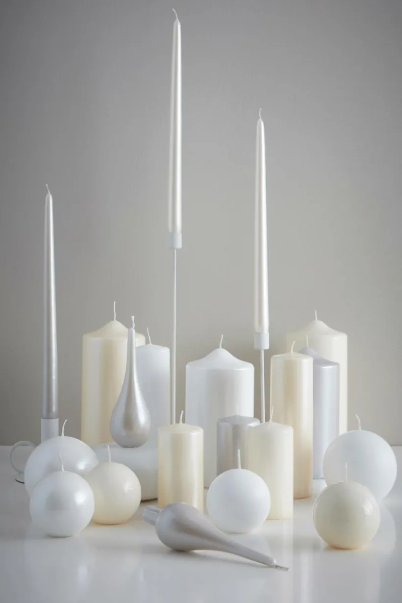 BECKY MATT Blockljus - Höjd 12 Cm