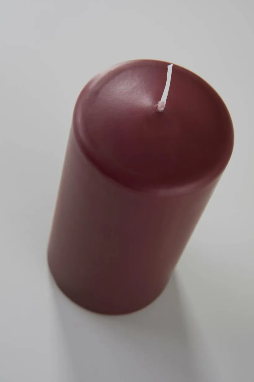 BECKY MATT Blockljus - Höjd 12 Cm