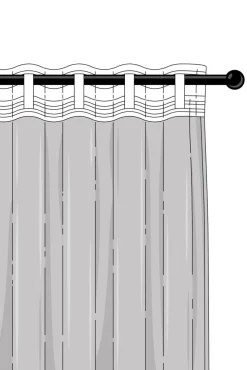 BILLY Multifunktionsgardin 2-pack - Ekologisk