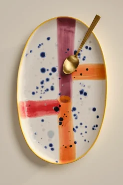 BLUE Tallrik 43.5x27 Cm