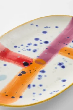 BLUE Tallrik 43.5x27 Cm