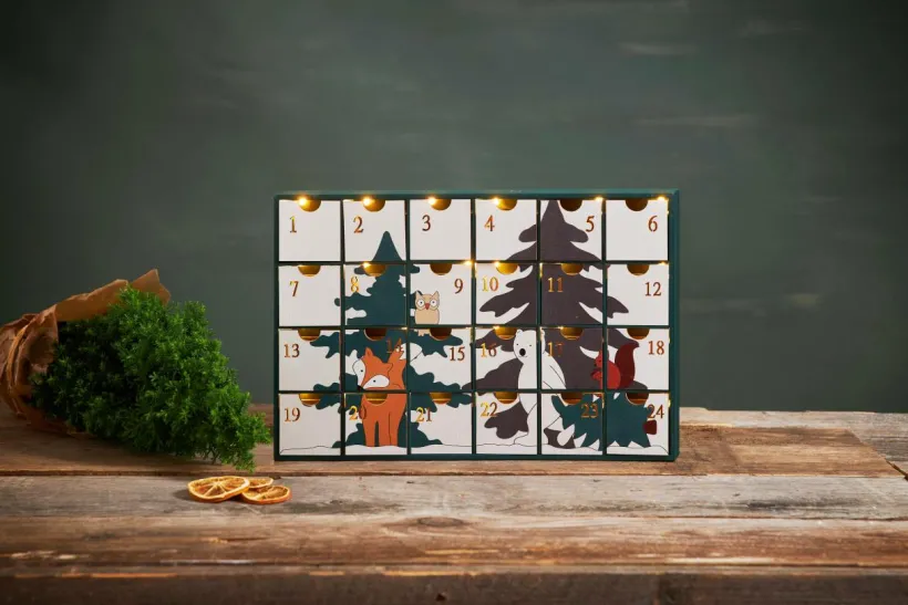 Bordsdekoration Forest Friends 24,5 Cm