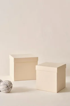 BOXAS Pappbox 2-pack - återvunnen