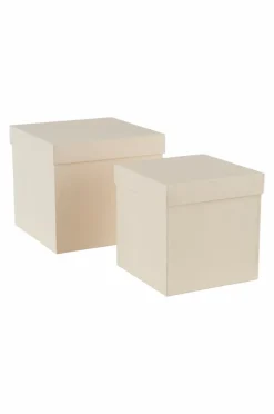 BOXAS Pappbox 2-pack - återvunnen