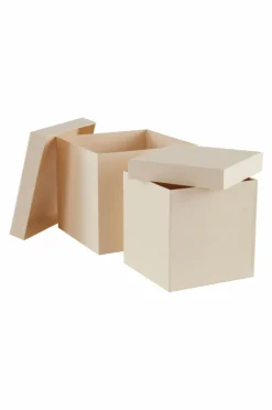 BOXAS Pappbox 2-pack - återvunnen