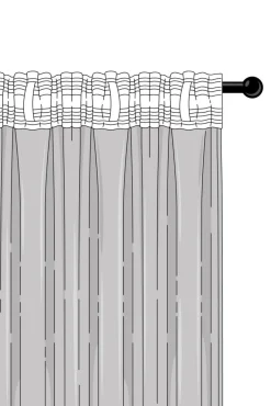 CAISA Multifunktionsgardin 2-pack