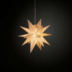 3-D Pappersstjärna LED Höjd 45 Cm