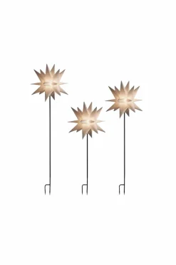 3-D Plaststjärna LED 3 St Set