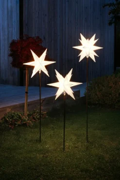 3-D Plaststjärna LED 3 St Set