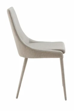 DANT Stol Ljusgrå Textil 2-pack