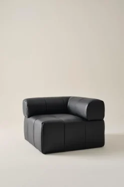 DERMY Soffmodul Hörn PU/ Lädermix