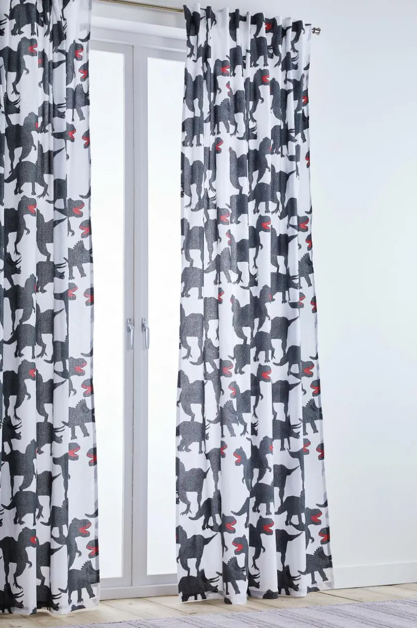 DINO Multifunktionsgardin 2-pack - Ekologisk