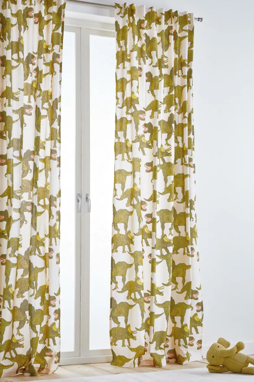 DINO Multifunktionsgardin 2-pack - Ekologisk