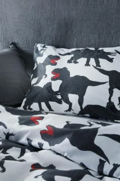 DINO Påslakanset Enkelsäng - Ekologisk