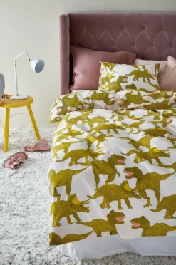 DINO Påslakanset Enkelsäng - Ekologisk