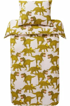 DINO Påslakanset Enkelsäng - Ekologisk