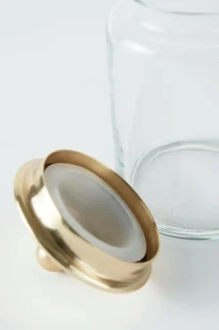 DOROTEA Burk Med Lock - Mellan