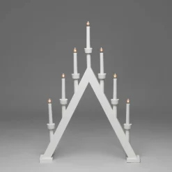 Eljusstake 7 Lj Trä 65cm