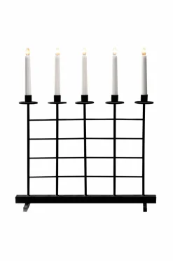 Elljusstake 5 Lj Metall 51cm