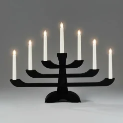 Elljusstake 7 Lj Trä 39cm