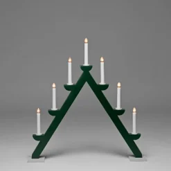 Elljusstake 7 Lj Trä 56cm