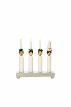 Elljusstake 4 Ljus "Lucia" 30cm