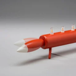 Elljusstake 5 Ljus Trä, Räv 12,8cm