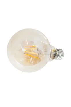 Filament Dekorationslampa LED Dimbar Glob E27 4W ø 125 Mm Amber