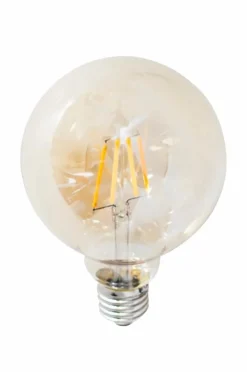 Filament Dekorationslampa LED Dimbar Glob E27 4W ø 95 Mm Amber