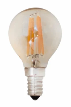 Filament Dekorationslampa LED Dimbar Klot E14 4W ø 45 Mm Amber