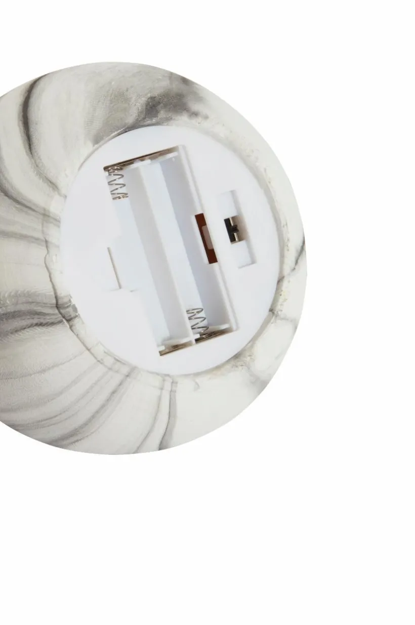 FLAMME MARBLE Blockljus LED 12 Cm