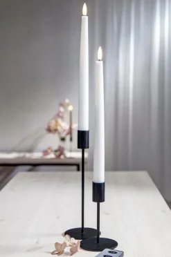 FLAMME SLIM Batterdrivet Ljus 2-pack 28 Cm