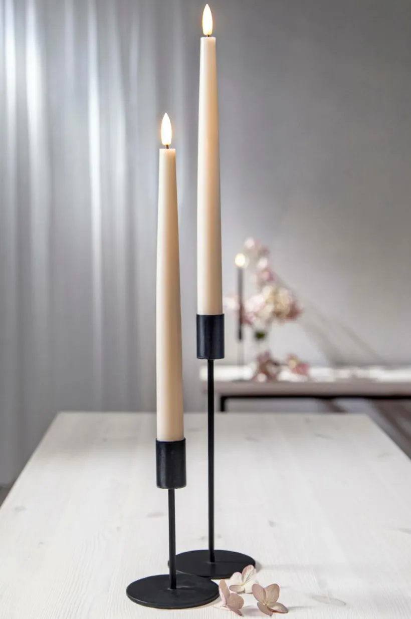 FLAMME SLIM Batterdrivet Ljus 2-pack 28 Cm