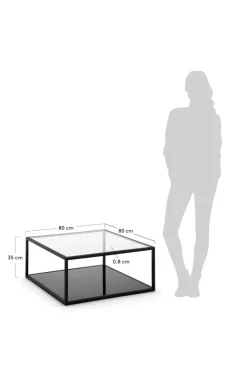 GREENHILL Soffbord 80x80 Cm