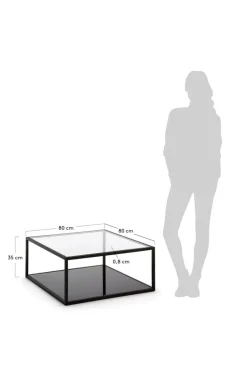 GREENHILL Soffbord 80x80 Cm