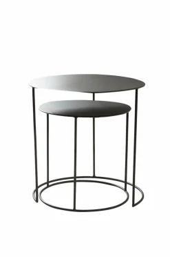 GRENOBLE Sidobord 2-pack ø 40 Cm, ø 50 Cm