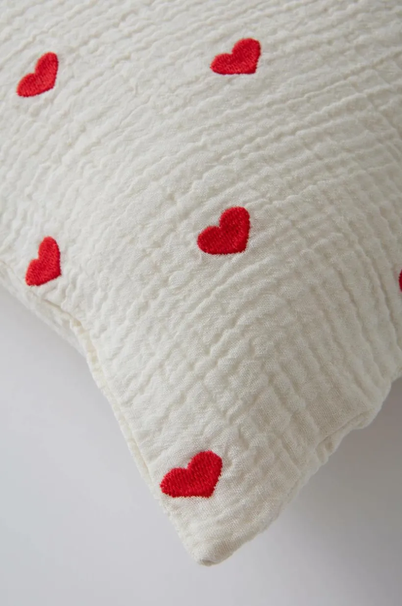 HEARTS MINI örngott 55x35 Cm - Ekologisk