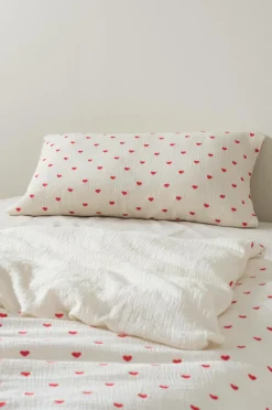 HEARTS örngott 90x50 Cm - Ekologisk